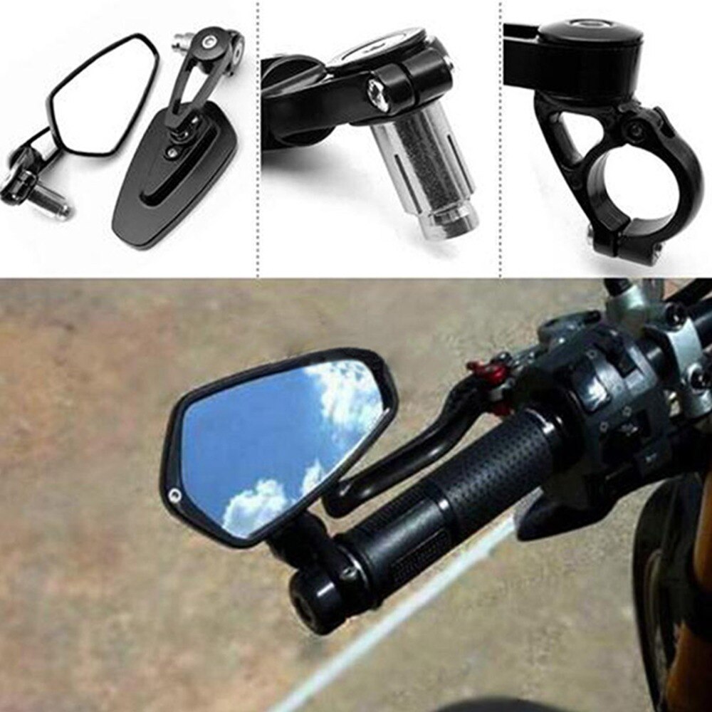 Rétroviseurs de moto pour Honda, Yamaha, Kawasaki, Z750, Z800, Z1000, Suzuki, Ducati, XT 660, XT660 X R, 22mm