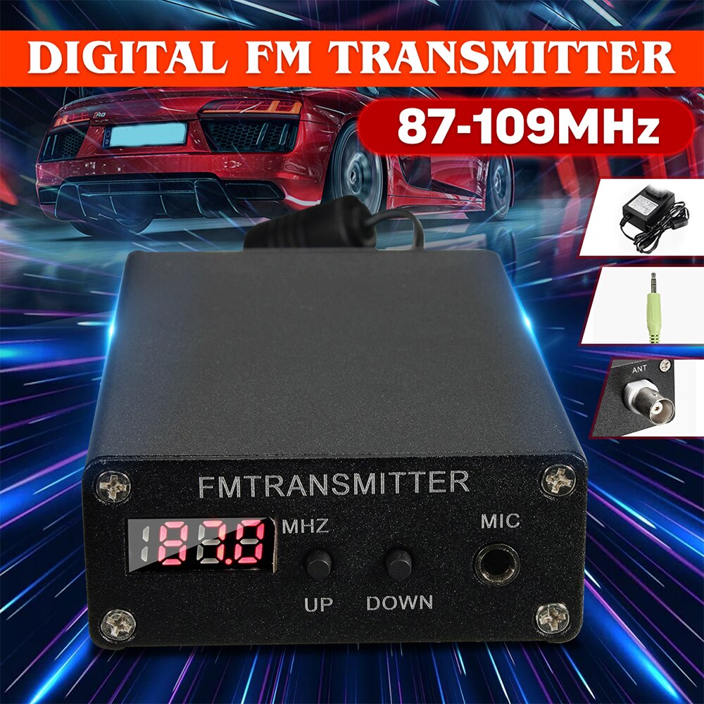 5W Stereo Digitale Fm-zender Fm Radio Zender Mini Fm Radio Station