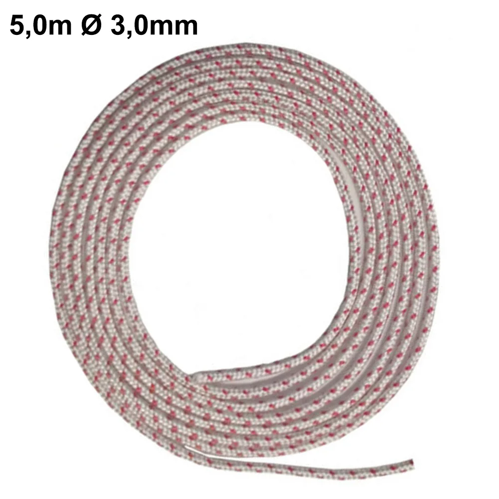 1Pc Rasenmäher Starter Seil Pull Seil 5m 3mm Durchmesser 165kg Ersatz Teile Für Gras Trimmer garten Power Werkzeuge Zubehör