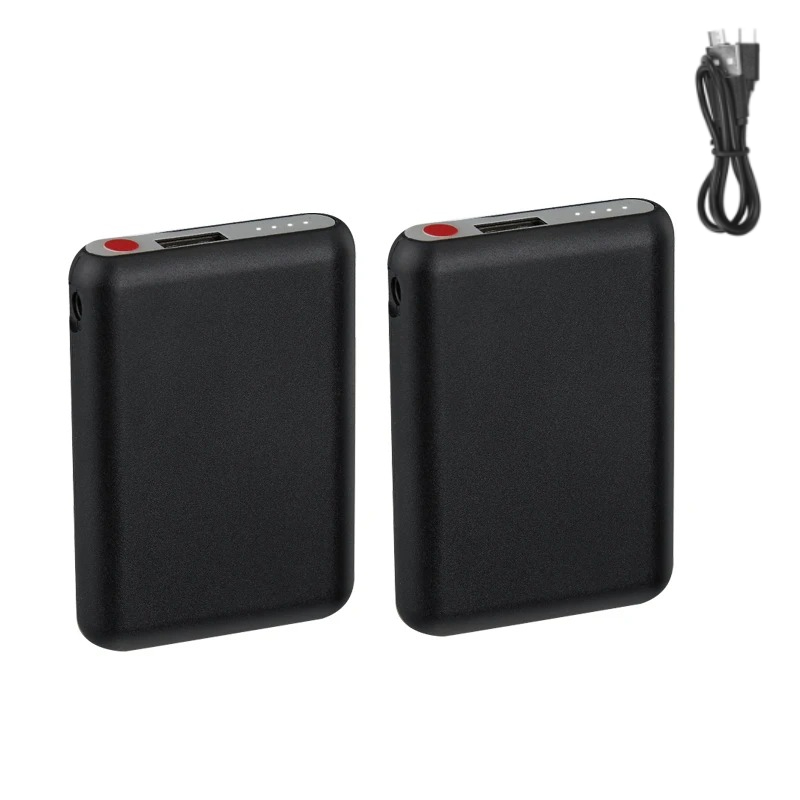 Type C 2A Li-Polymer Battery Packs Winter Heated Socks Batteries with USB for Warm Glove Clothes Hat Portable Charger Power Bank: Default Title