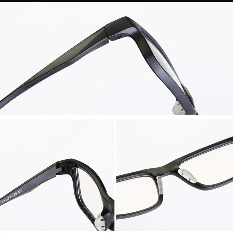 Montura de gafas ópticas para hombre y mujer, gafas de sol magnéticas polarizadas con 5 enganches para miopía, lentes masculinos RS219