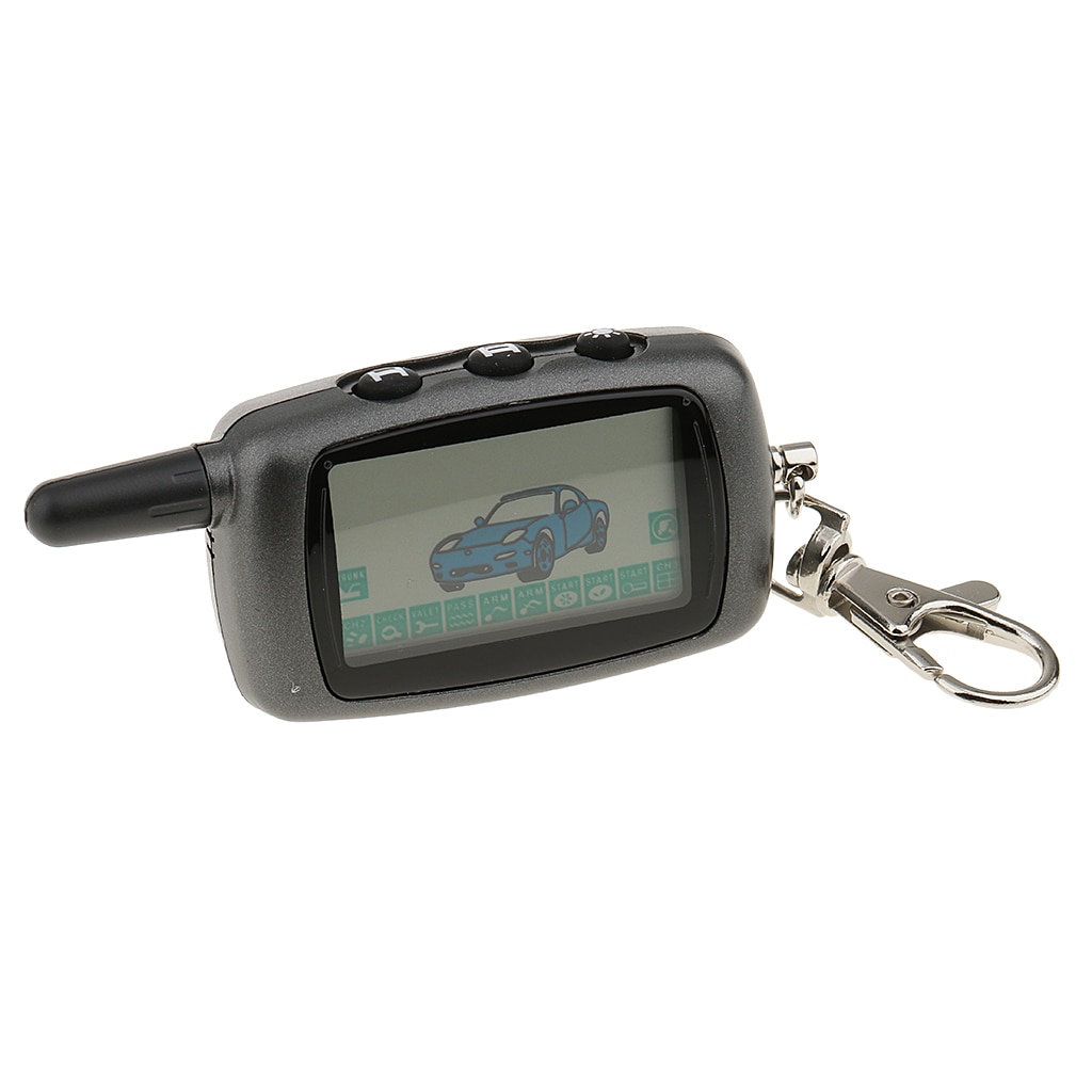 Replacement Remote Control Car Alarm System Keychain for StarLine A9 LCD