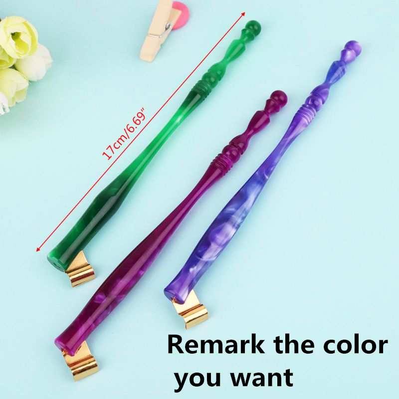 Engelsk skrå kalligrafi dip pen nib holder antik springvand 3 farver