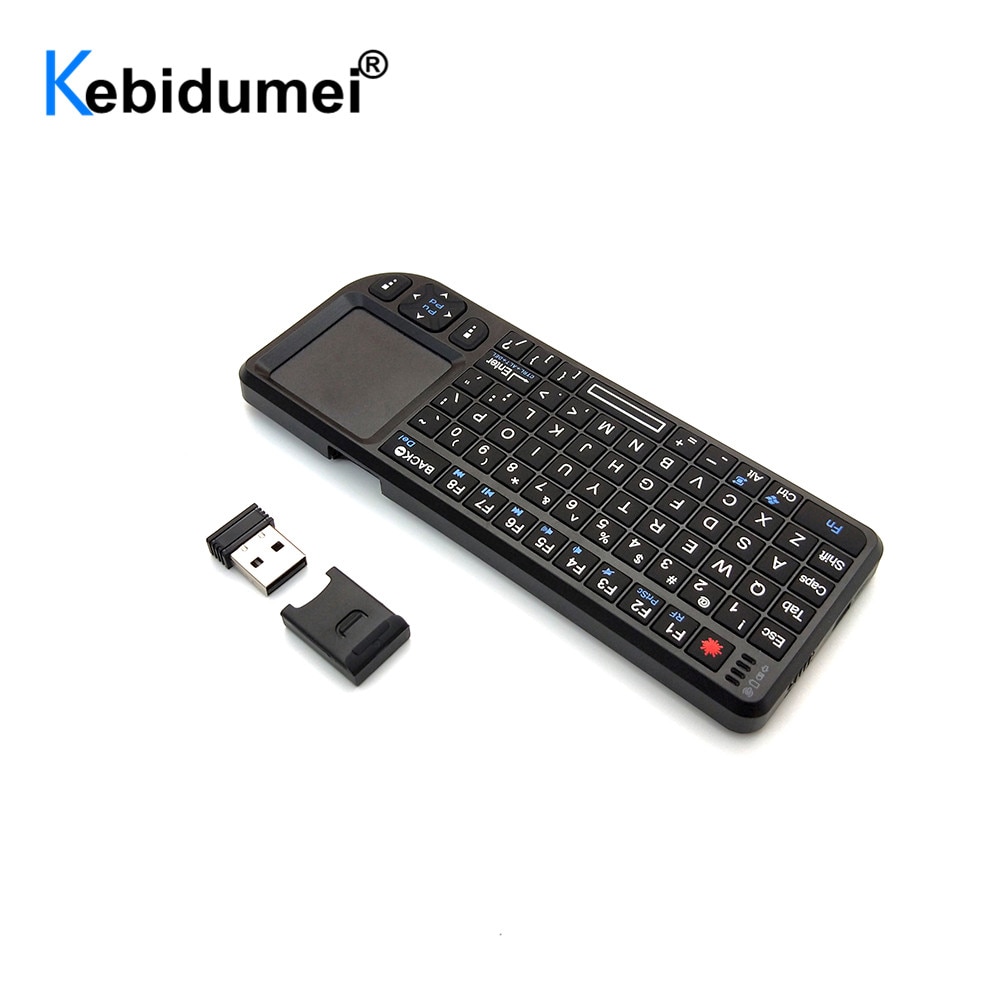 Mini Houvast 2.4G Rf Wireless Keyboard Spaans Russisch Engels Toetsenbord Backlight Touchpad Muis Voor Pc Notebook Smart Tv Box