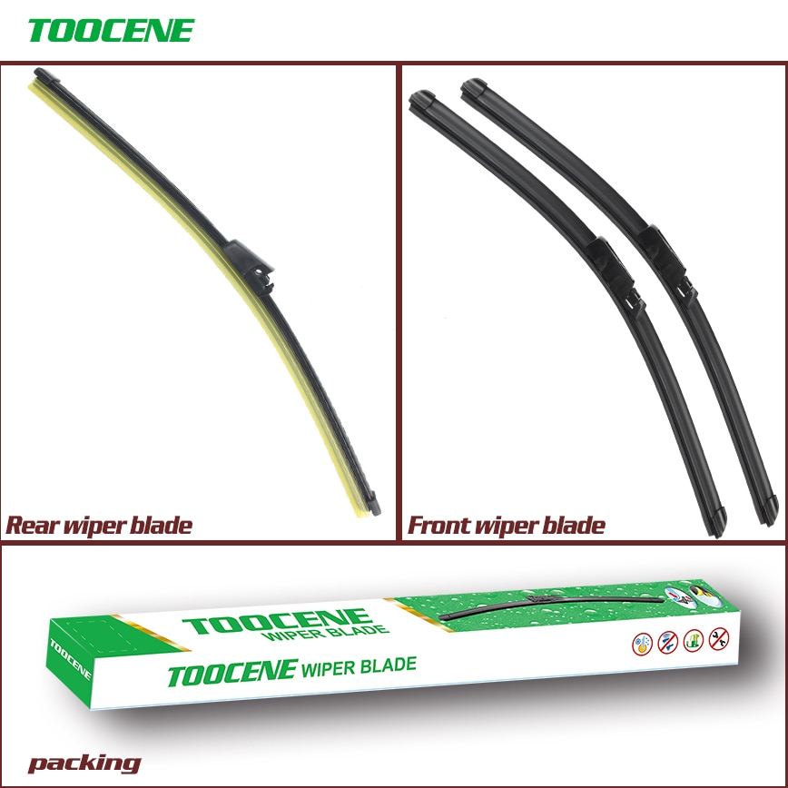 Front And rear wiper blades for Seat Altea XL 2006 windcreen windshield wiper Car Accessories 26+26+11v