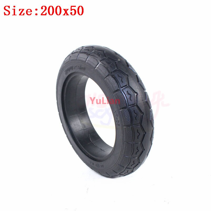 Electric Scooter200x50 solid tires Tyre With Wheel 8" Scooter 200x50 Tyre Inflation Electric Vehicle Wheel