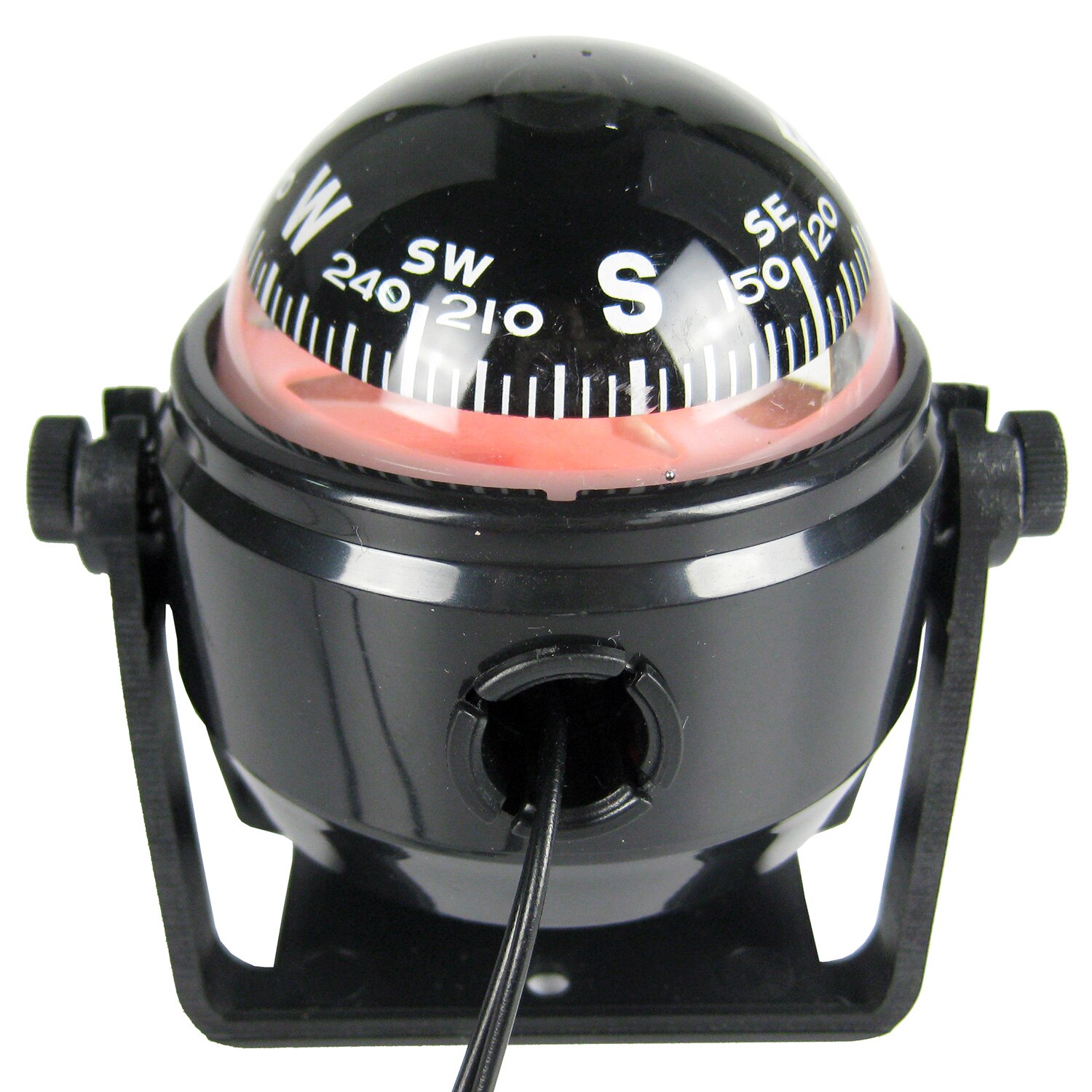 Marine LED Navigation Compass for Sail Ship Vehicle Car Boat Black Electronic