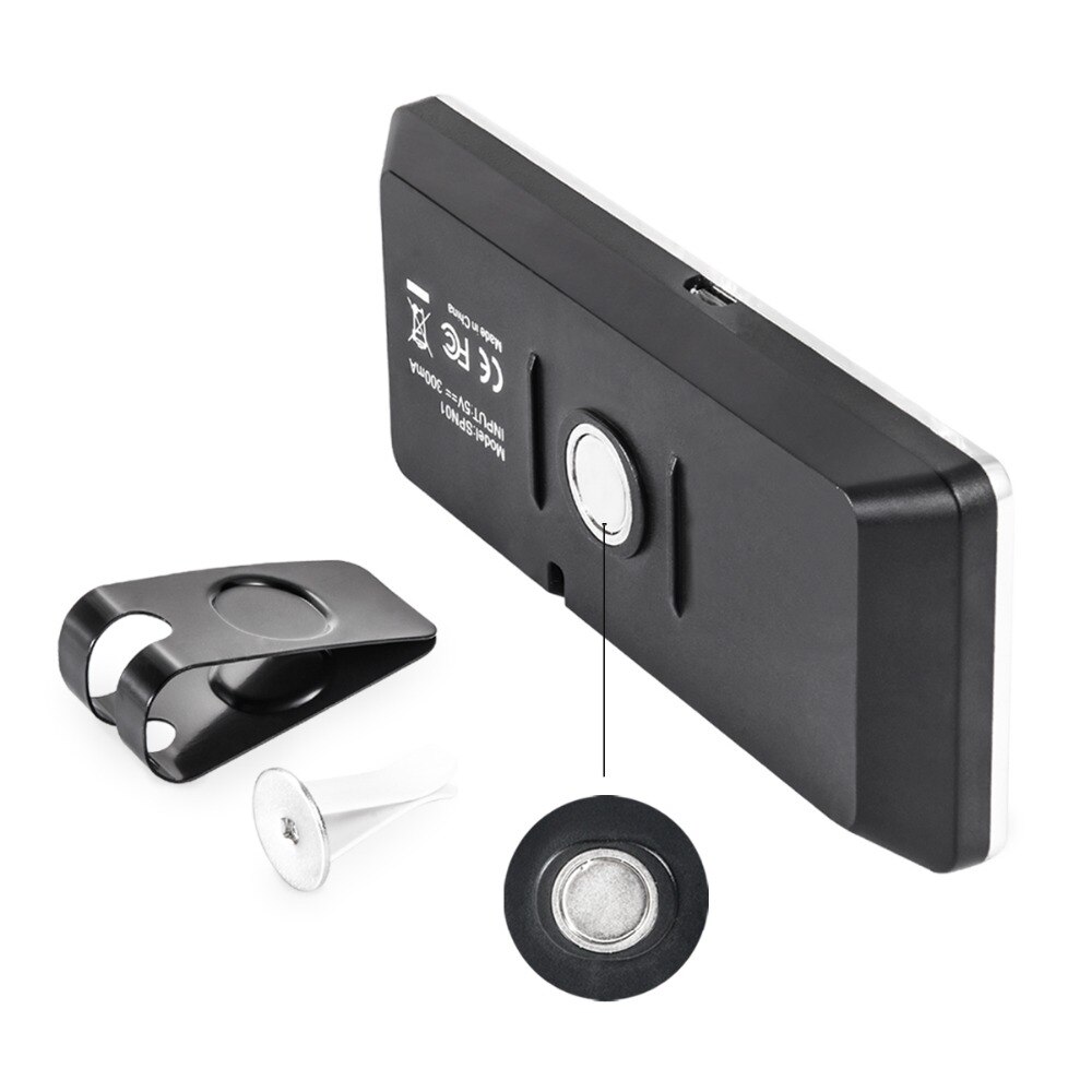 Siparnuo Aux Bluetooth Car Kit Sun Visor Hands Free Speakerphone with USB Bluetooth Voicture Handsfree Carkit