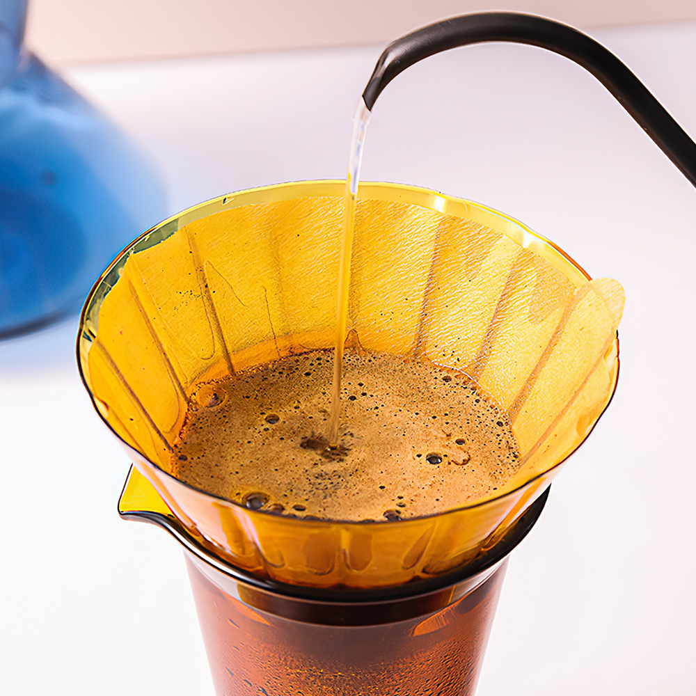 Hand Drip Coffee Set V60 Drip Brewing Device Heat Resistant Glass 600ml Coffee Sharing Pot Coffeeware Sets