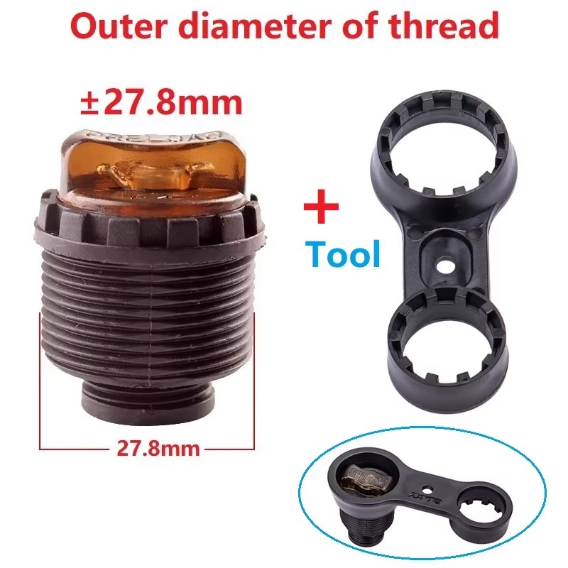 Mountain Bike XCT XCM XCR Front Fork Preload Dial Adjustr Damping Adjustment Knob 28mm 30mm 32mm Stanchion Fork Tube: PURPLE