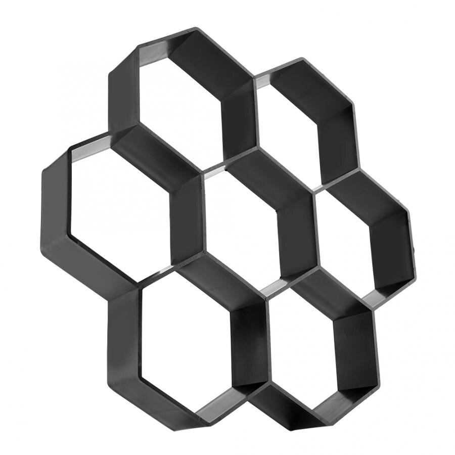 1Pc DIY Garden Path Maker Mold Concrete Stepping Stone Cement Paving Mould Brick Garden Path Maker Mold Irregular Model Concrete