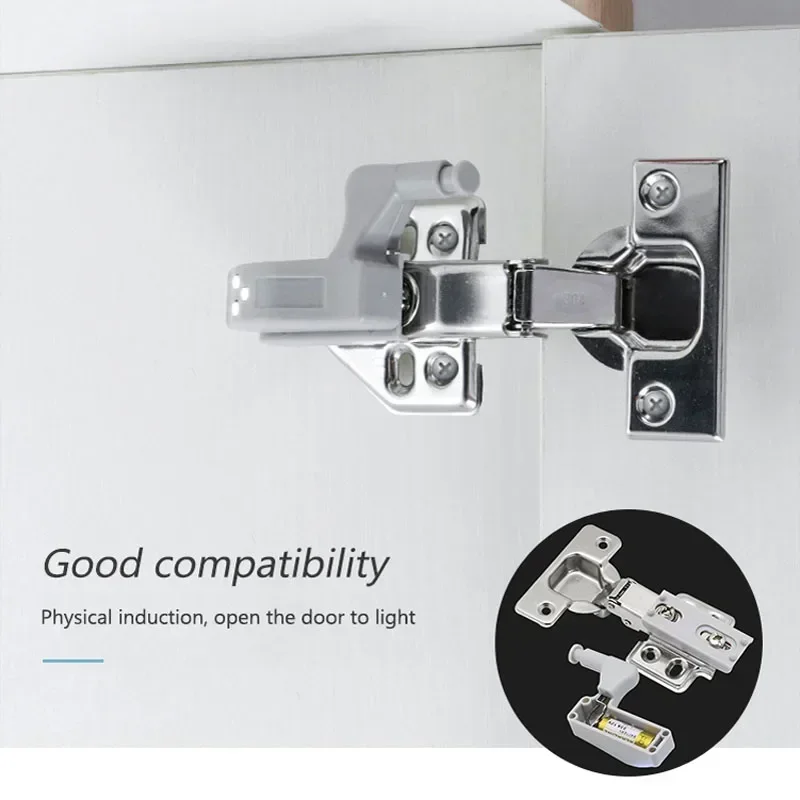 Universele LED-kastlamp Keukenlamp Binnenscharnierlicht Geschikt voor kasten Slaapkamer Keukenkast Nachtlampje
