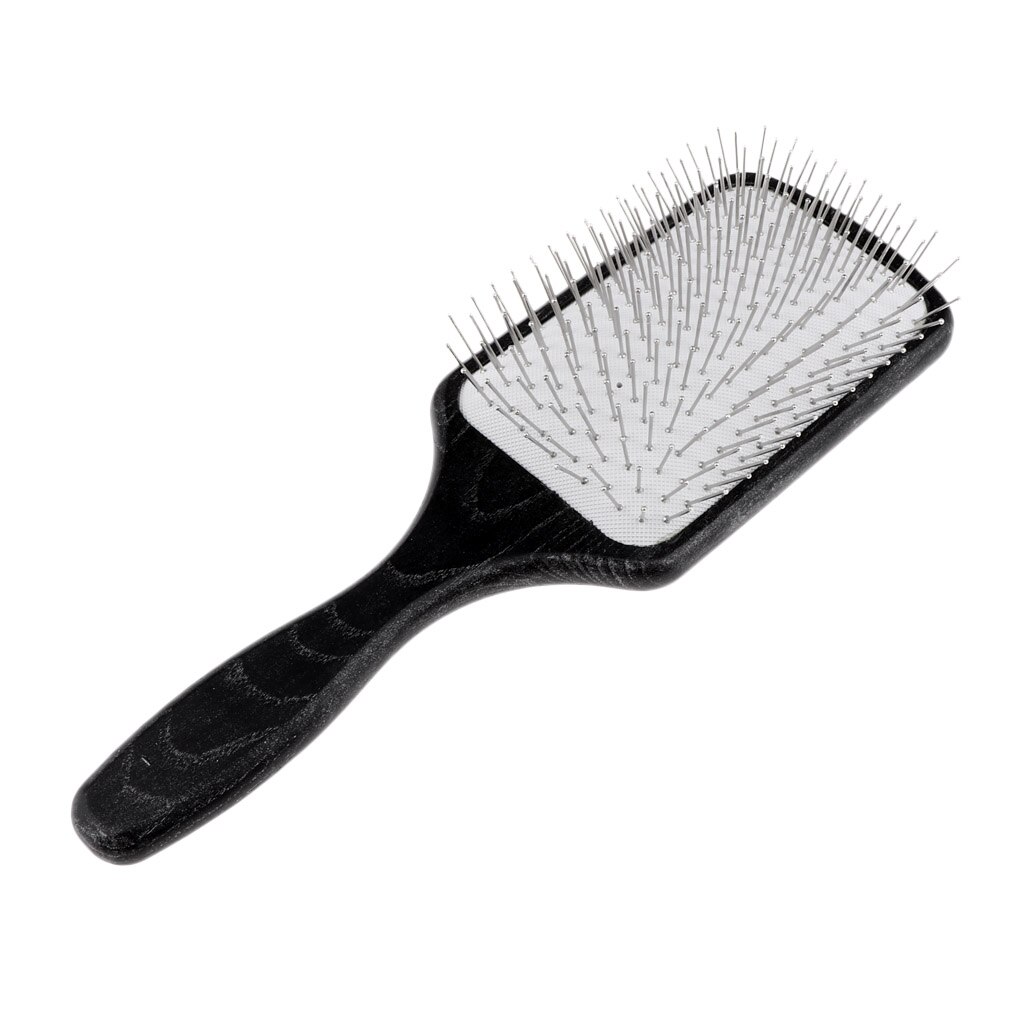 Cepillo acolchado de paleta para todo tipo de pelo: pelo rizado, pelo ondulado, pelo liso, pelo mojado, pelo seco: Square