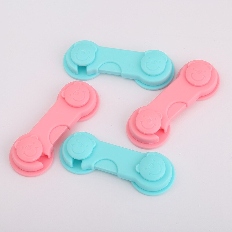 5pcs/lot Multi-function Child Baby Safety Lock Cupboard Cabinet Door Drawer Safety Locks Children Security Protector Baby Care