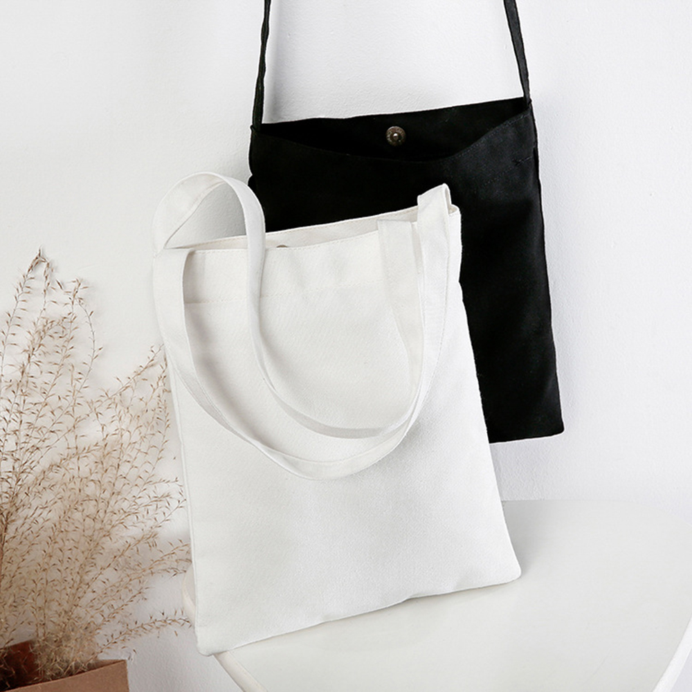 Katoenen Canvas Tassen Boodschappentas Milieuvriendelijke Opvouwbare Boodschappentassen Opvouwbare Draagtas Draagbare Handtassen Pen Opbergzakken