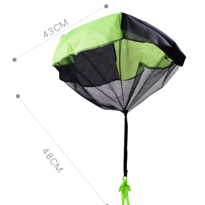 1Pc Hand Gooien Kid Mini Spelen Parachute Speelgoed Soldaat Outdoor Kinderen Speelgoed Voor Plezier