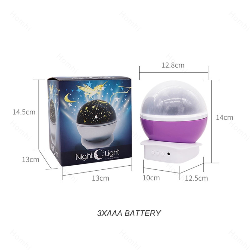 Nachtlampje Projector Veilleuse Enfant Eenhoorn Lamp Star Sky Lampka Nocna Dla Dzieci Baby Newyear Cosmos Sky Voor Kinderen