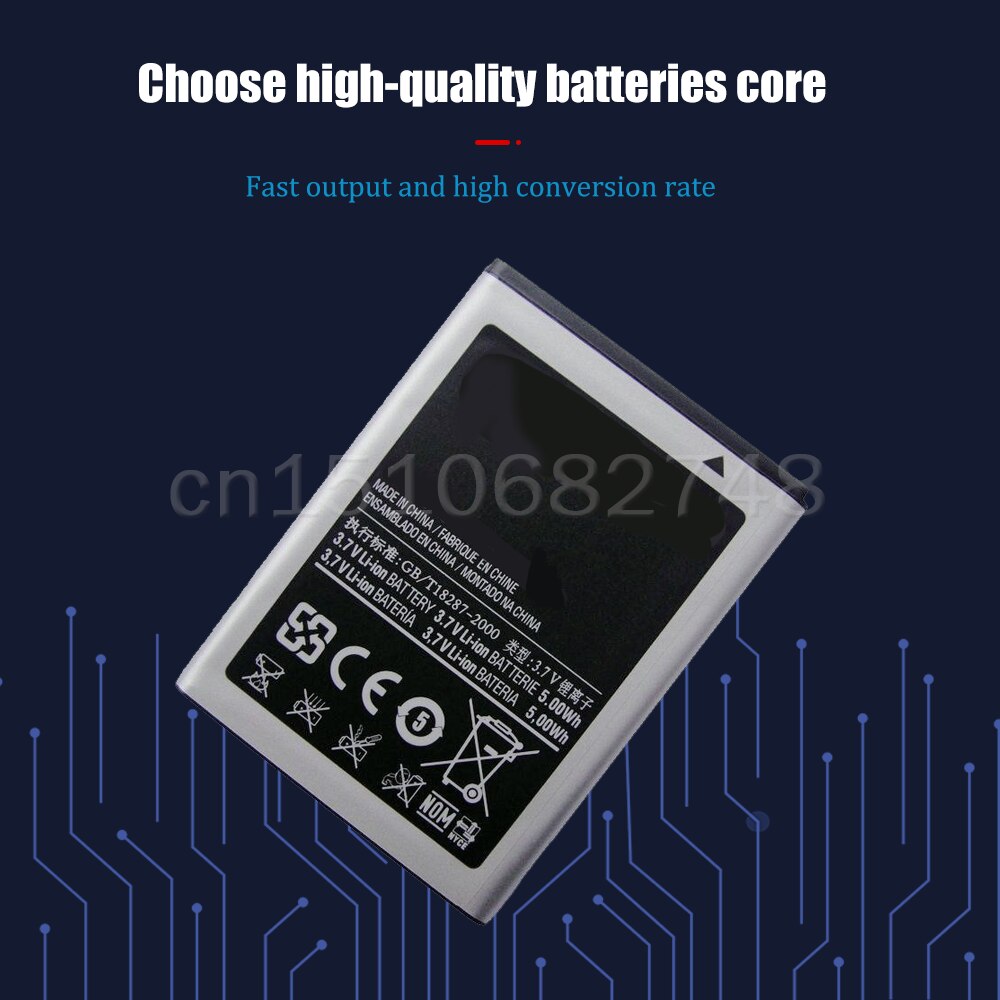1350mAh EB494358VU de la batería del teléfono móvil para Samsung Galaxy Ace S5830 S5660 S7250D S5670 i569 I579 GT-S6102 S6818 GT-S5839i
