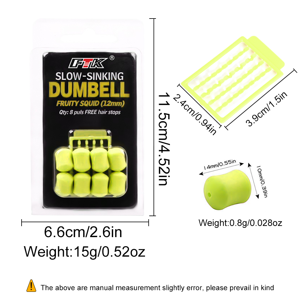 FTK Boilies emergentes, accesorios de pesca de carpa, cebo de pesca con flotabilidad para aparejo de pelo de carpa, método alimentador, Boilies flotantes, aparejos de pesca