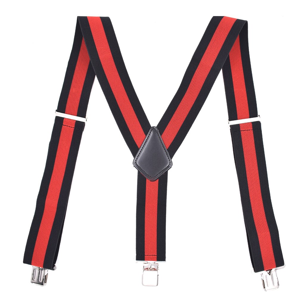 Heavy Duty Suspenders Braces for Men Work Shirt Trousers Pants Suspender Straps Belts Y Back Metal Clips Adjustable Big Tall: H