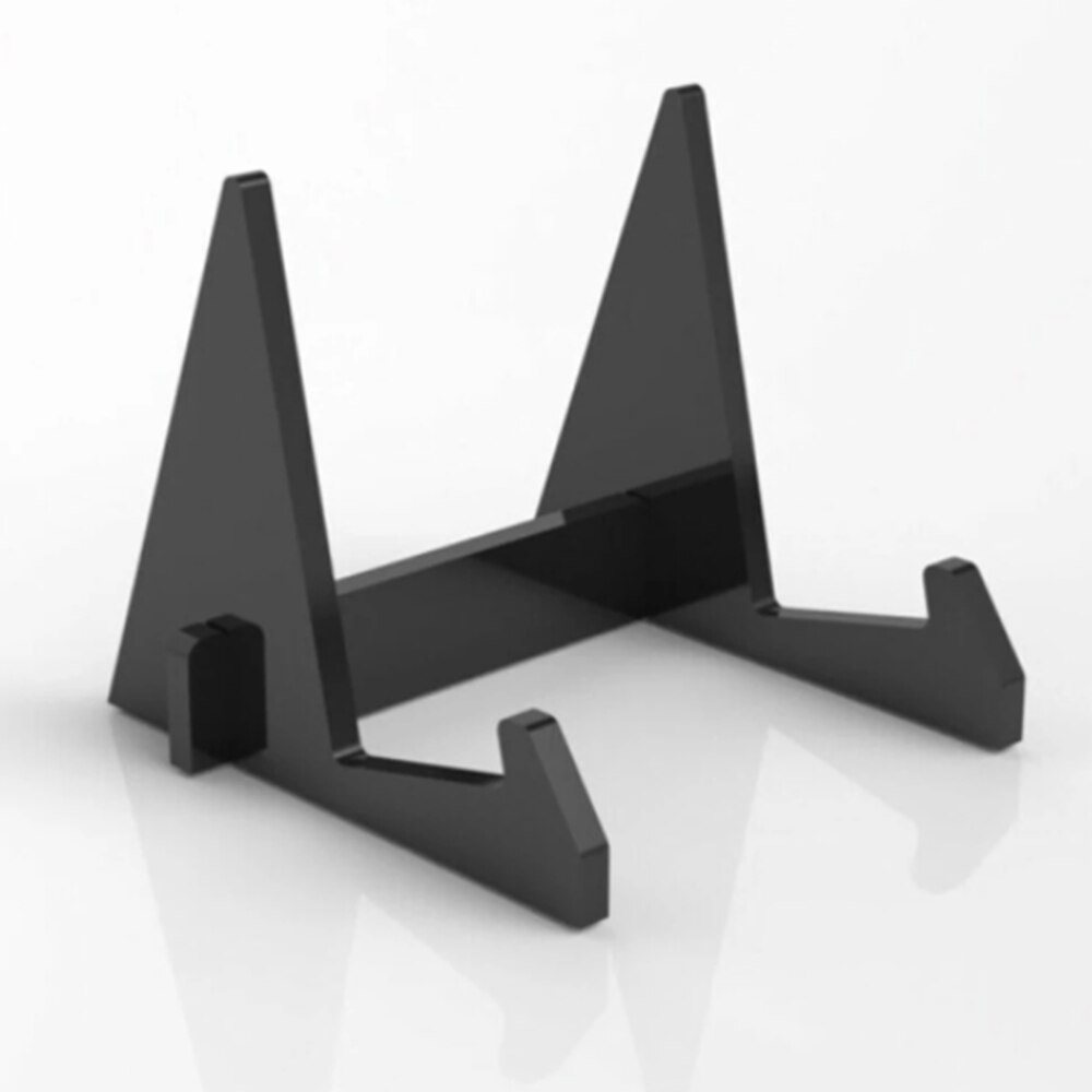 Acryl Boeken Boekenrek Tablet Boek Display Stand Acryl Fotolijst Brochure Kunstwerk Houder Organizer Thuis Opslag Houder: Black