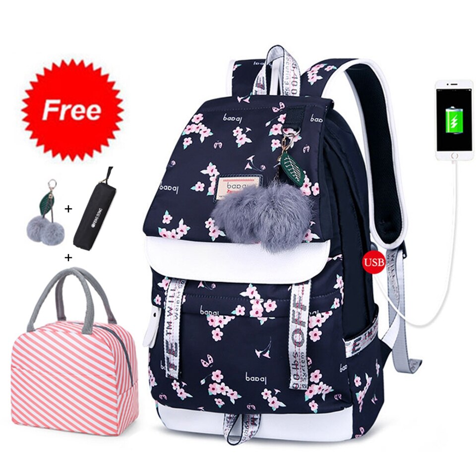 Rucksack für Mädchen freundlicher Schul freundlicher Bookbag Frauen lässig Daypack