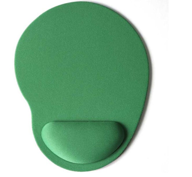 Solid Kleur Muismat Eva Polsband Gaming Mousepad Muizen Mat Comfortabele Muismat Gamer Voor Pc Laptop: green