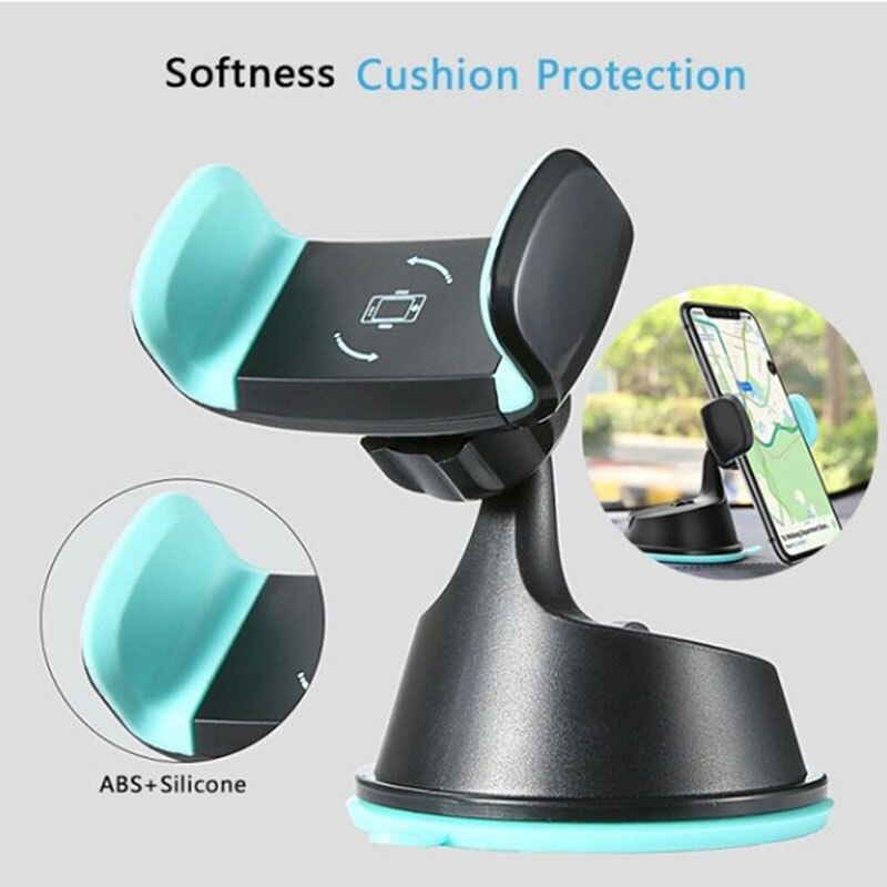 Car mobile phone stand car dashboard outlet multi-function universal rotary chuck clamp mobile phone stand