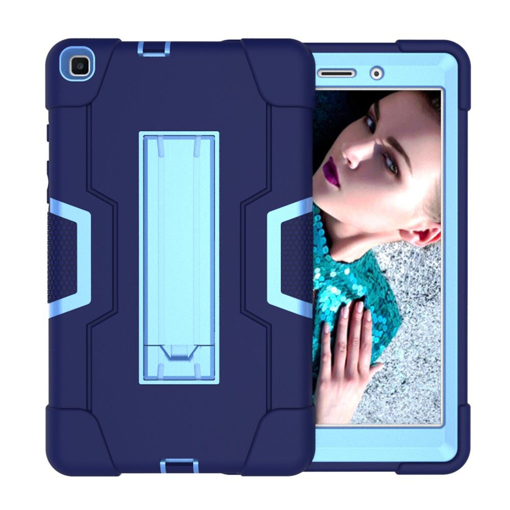 For Samsung Galaxy Tab A 8.0 SM-T290 SM-T295 Tablet Case Shockproof Kids Safe PC Silicon Hybrid Stand Full Body Cover: G