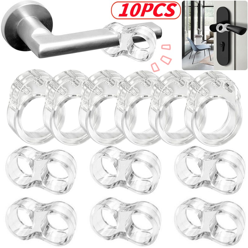 Pvc-Handgrepen Deurstoppers Deur Muurbeschermer Deurbeschermer Buffer Anti-Collision Wandkast Bescherming Pad Deuren Ring Stoppers