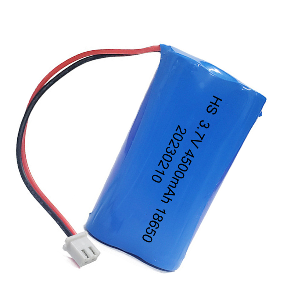 Paquete de batería de litio 3,7 V 18650 4500 grupo de baterías recargables con enchufe de XH2.54-2P para equipos de monitoreo, tablero de protección