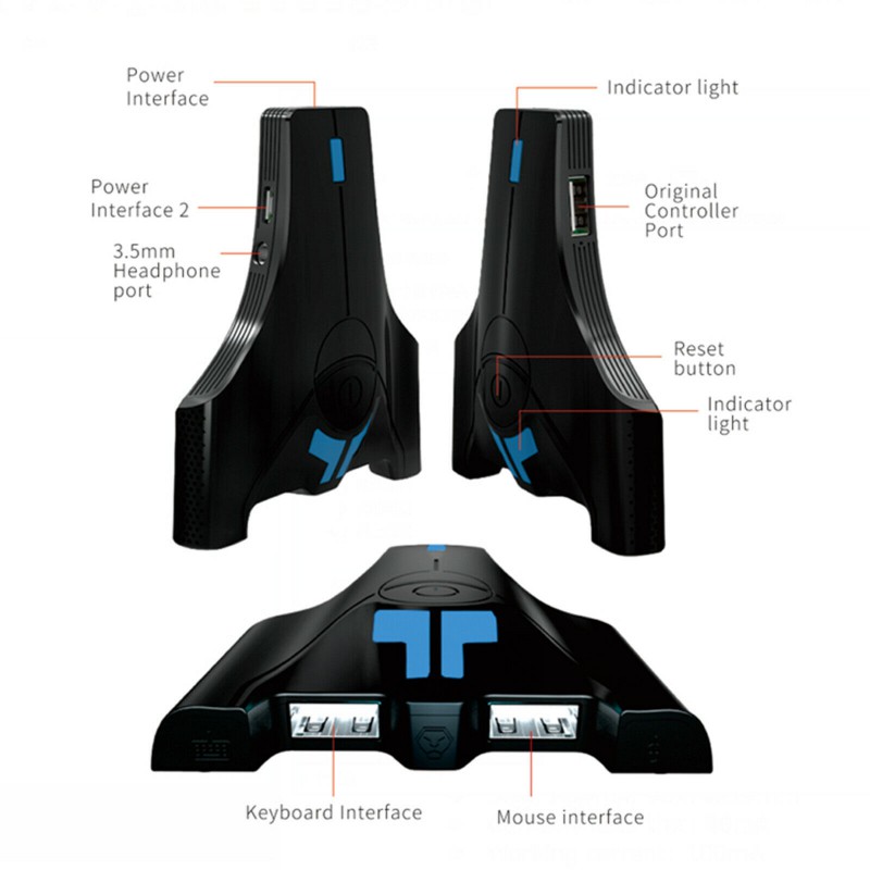 Wired Keyboard And Mouse Adapter Portable Gaming Mice Converter For PS4 Xbox One Switch
