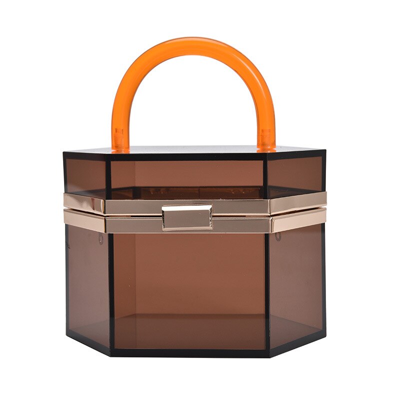 Herbst Und Winter Neue Transparente Handtasche Neue Handtasche Kupplung Partei Abendessen Tasche