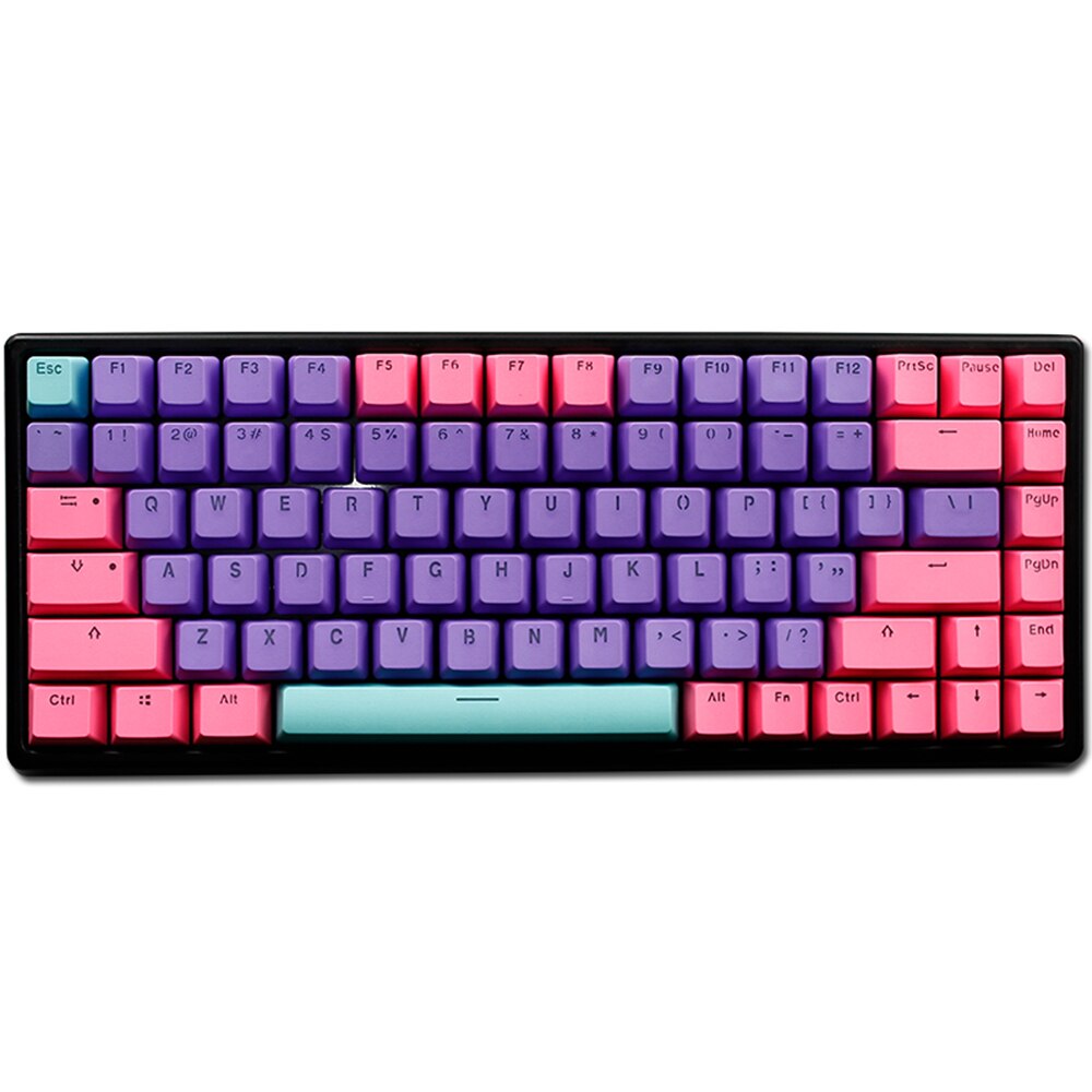 Royal Kludge RK84/RK857/Ajazz MX Mechanical Keyboard PBT Keycaps Translucent Double-Shot Molding 84 Kyes Gamer Keyboard Keycap: 9