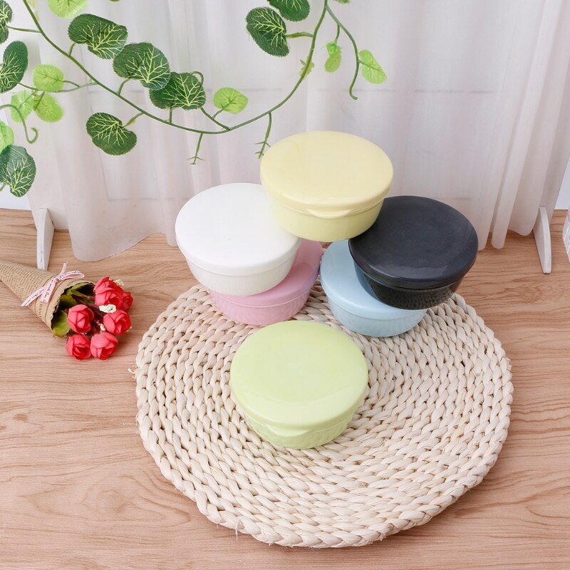Boîte à savon de voyage ronde | Portable, salle de bain de voyage ronde