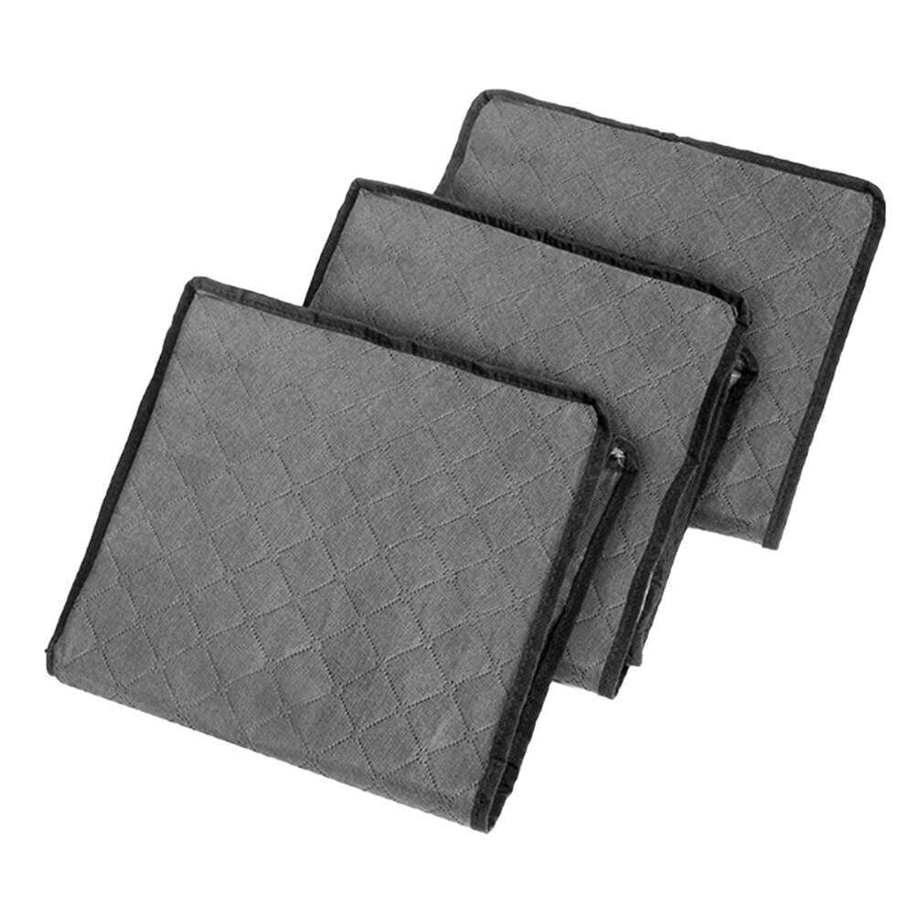 Boîte de rangement en tissu Non tissé | Boîte de rangement en tissu Non tissé pliable, boîte de rangement à fermeture éclair, organisateur à fenêtre transparente avec poignées