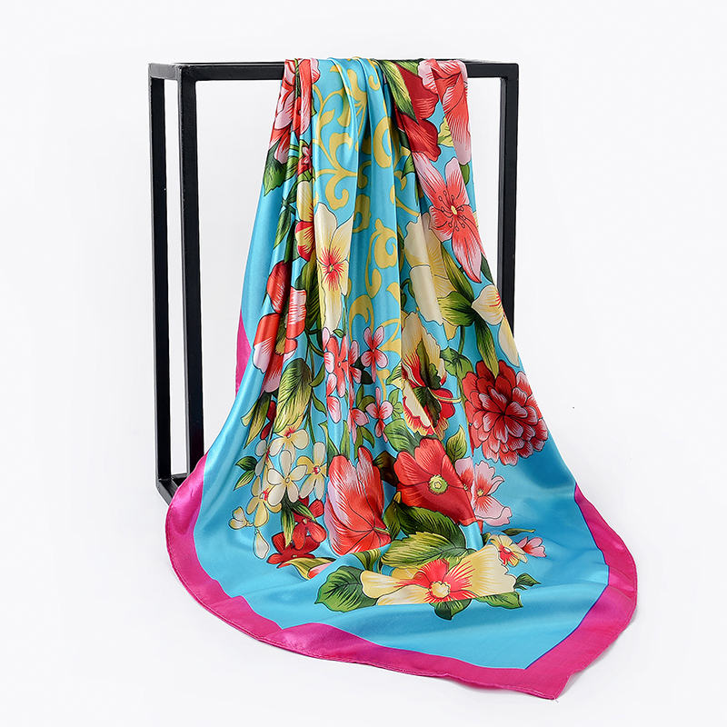 Effen kleur zakdoek Katoenen halsdoeken voor dames Kleine sjaals en omslagdoeken Bandana-hoofddoeken kopen vanaf een prijs van 5.61