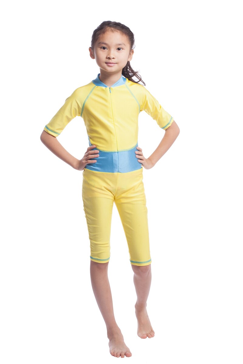 Costume Da Bagno Islamico Ragazze GladThink - Modesto Con Mezze Maniche