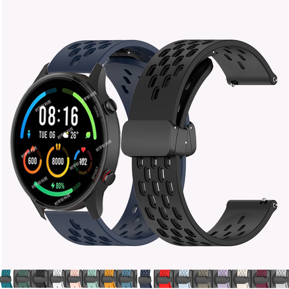 22mm silikone smartwatch-rem til xiaomi mi watch 2 pro /s4/s3/s2/s1 active pro color 2 sportremme udskiftningsarmbånd korrea