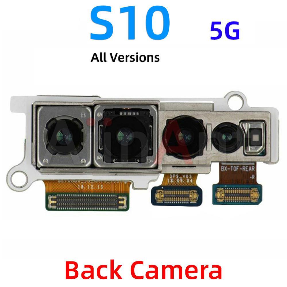 Originálny hlavný zadný fotoaparát pre samsung galaxy  s10 plus lite e  s10e g970 g973 g975 g977 g770 horný predný flex kábel fotoaparátu: S10-5g späť