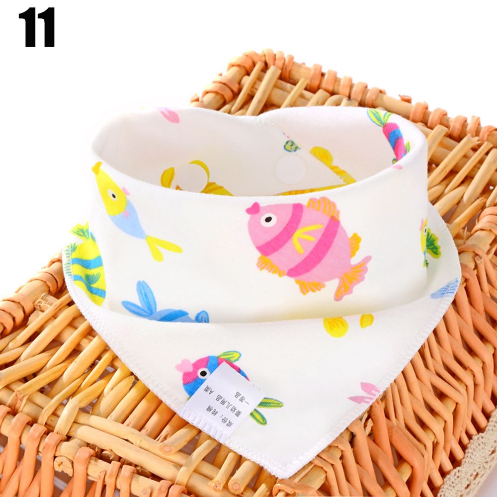 Baby Lätzchen Wasserdicht Dreieck Baumwolle Cartoon Kind Baberos Bandana Lätzchen Neugeborenen Slabber Saugfähigen Tuch Spucktuch: 11