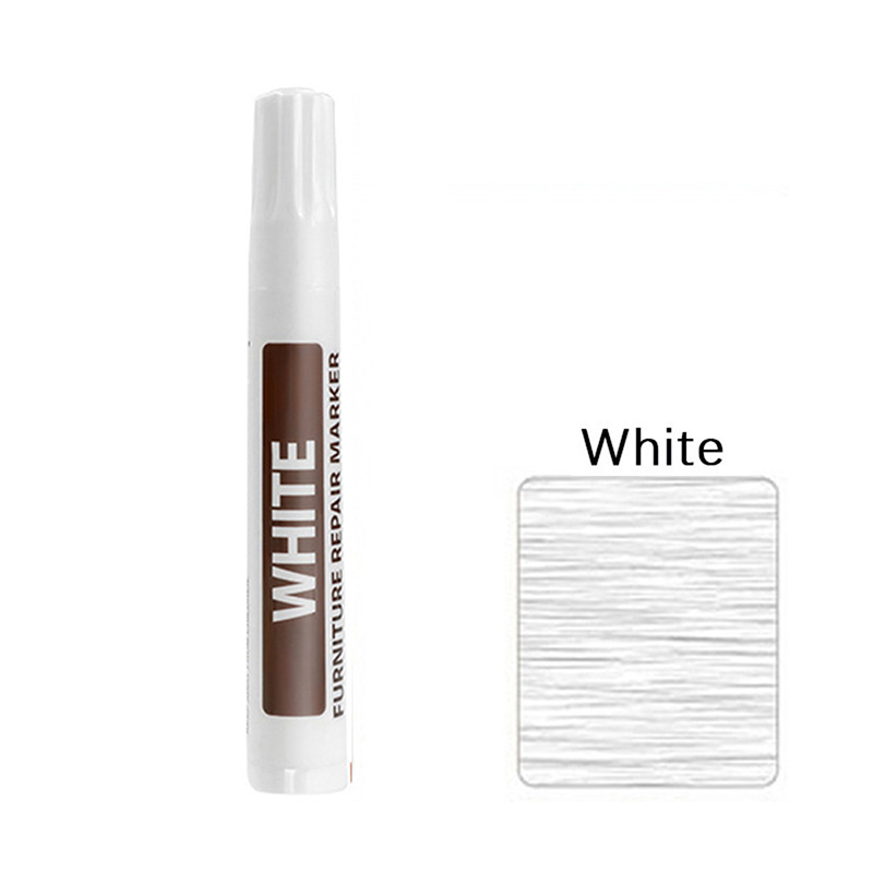 8 Colors Waterproof Furniture Touch Up Paint Tools Scratch Stain Paint Peeling Repair Marking Pen Large Capacity Marker Pen: Burgundy