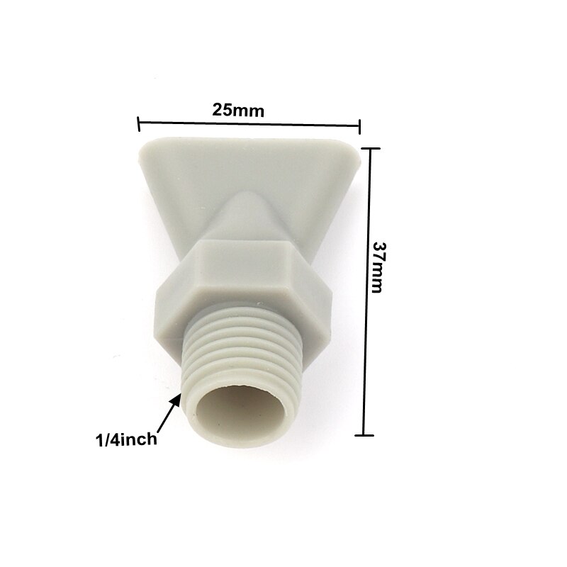 1pc 1/4,3/8,1/2,3/4 Inch Duckbill Sprinkler Male Thread Garden Irrigation Nozzle Industrial Agriculture Flat Nozzle: 1l4inch