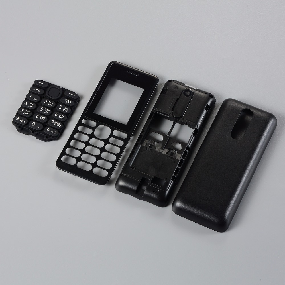 Voor Nokia 108 1080 Behuizing Voorkant Frame + Midden Frame + batterij cover + toetsenborden + Gereedschap
