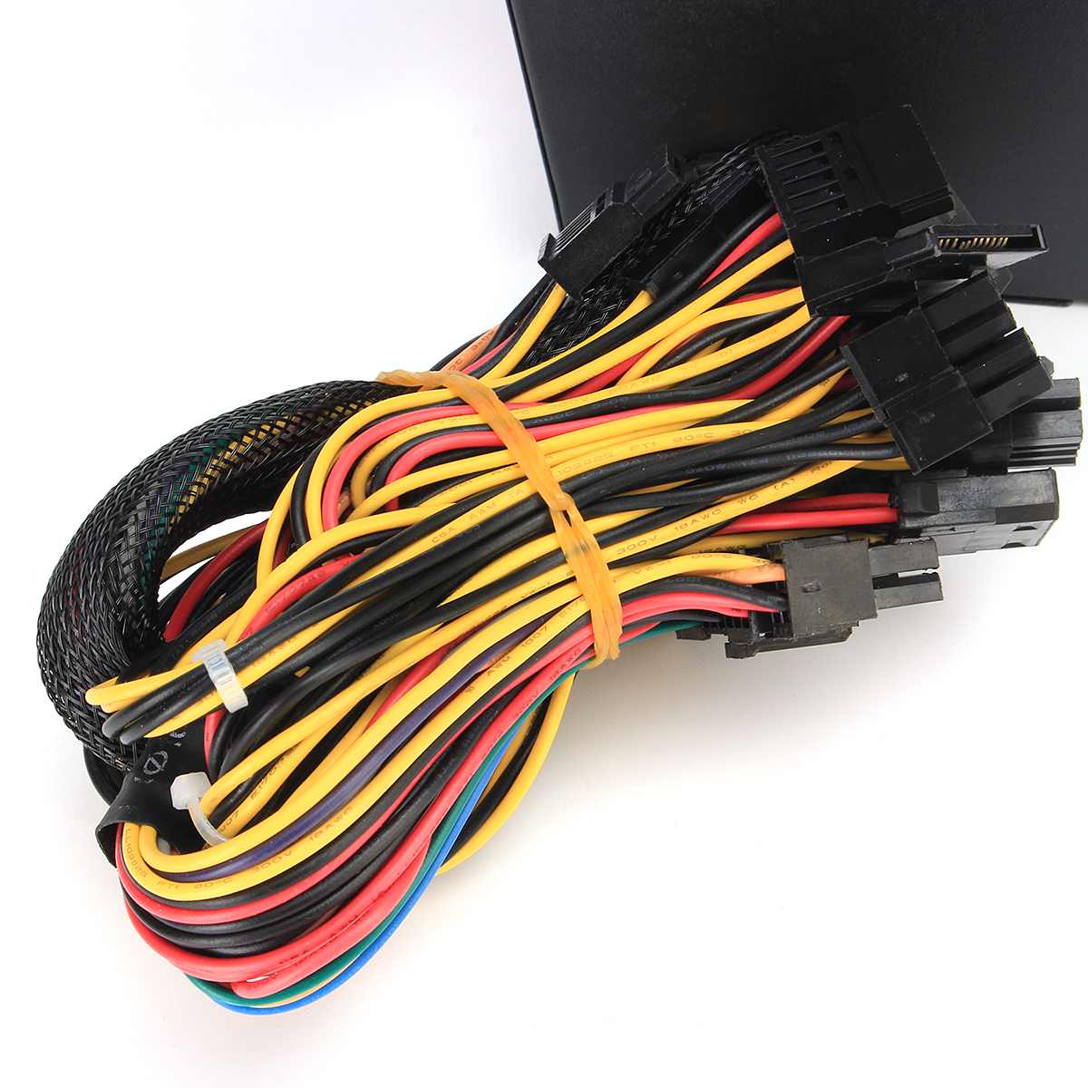 850W Power Supply 110V-230V 120mm LED Fan 24 Pin PCI SATA ATX 12V Active PFC PC Computer Power Supply for Desktop Gaming