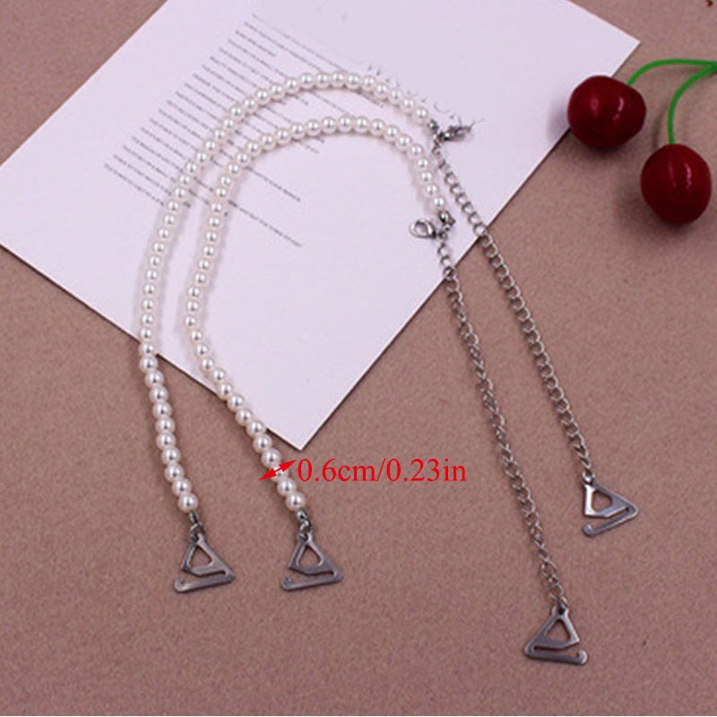 la moda perle reggiseno cinghie regolabile nozze intimo Accessori decorativo reggiseno catena spalla cinghie reggiseno Accessori caldo saldi: 6mm / 2.2cm