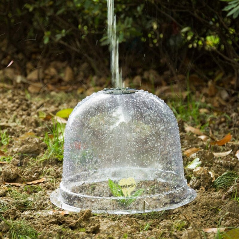 Genanvendelig plast drivhus have cloche dome plante dækker frostbeskyttelse frostbeskyttelse