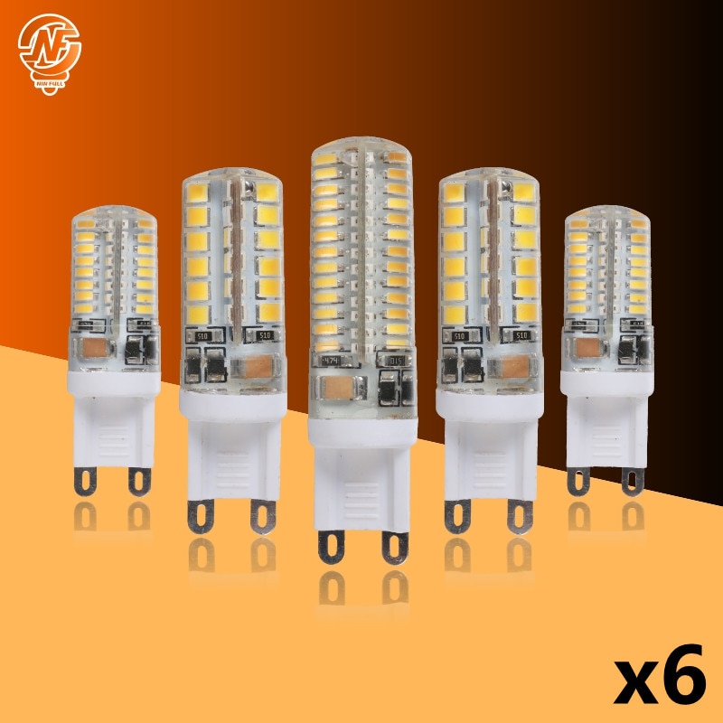 Lámpara LED G9 7W 9W 10W 11W bombilla de maíz AC 220V SMD 2835 3014 48 64 96 104Leds lámpara LED 360 grados reemplazar lámpara halógena
