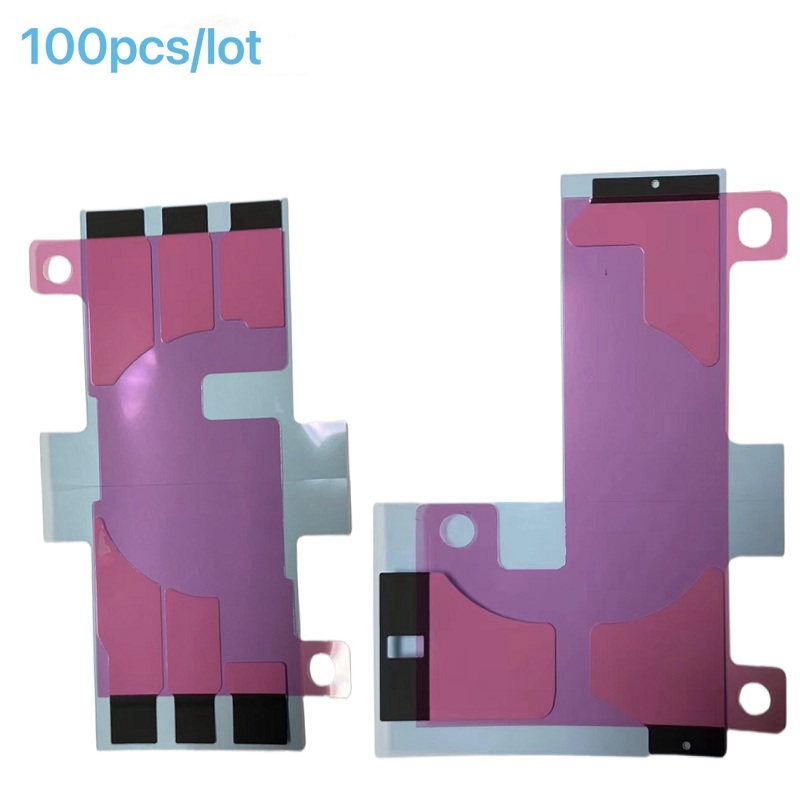 Pegatinas de batería para iPhone, cinta adhesiva doble para iPhone 6, 6S Plus, 7, 7Plus, 3M, 8, 8Plus, X, XS, Max, XR, 100 Uds.