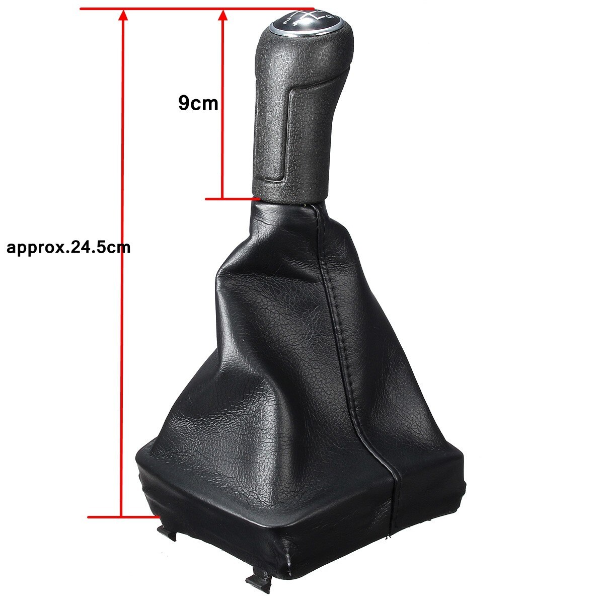 5 Speed Gear Shift Knob Stick Gaiter For VOLKSWAGEN/VW POLO MK4 9N 9N2 2002